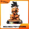 Dragon Ball Anime Figures Goku Backpack Figurine Travel Goku Action Figure Battle Edition Model Stand Statue Collection Toy