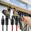 Solar Panel Extension Cord W12AWG/6mm 10AWG With Protective Design Connector Solar Cable Photovoltaic Wire For Car Systems