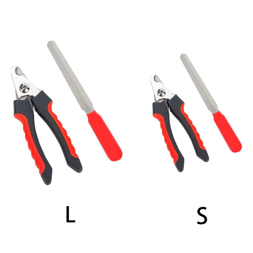 Non-slip Handle Cat Nail Clippers Stainless Steel Dog Nail Trimmers Clipper Pet Cleaning