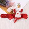 12Pcs Christmas Slap Bracelets Holiday Slap Wristbands For Kids Adult Christmas Party Supplies Stocking Fillers
