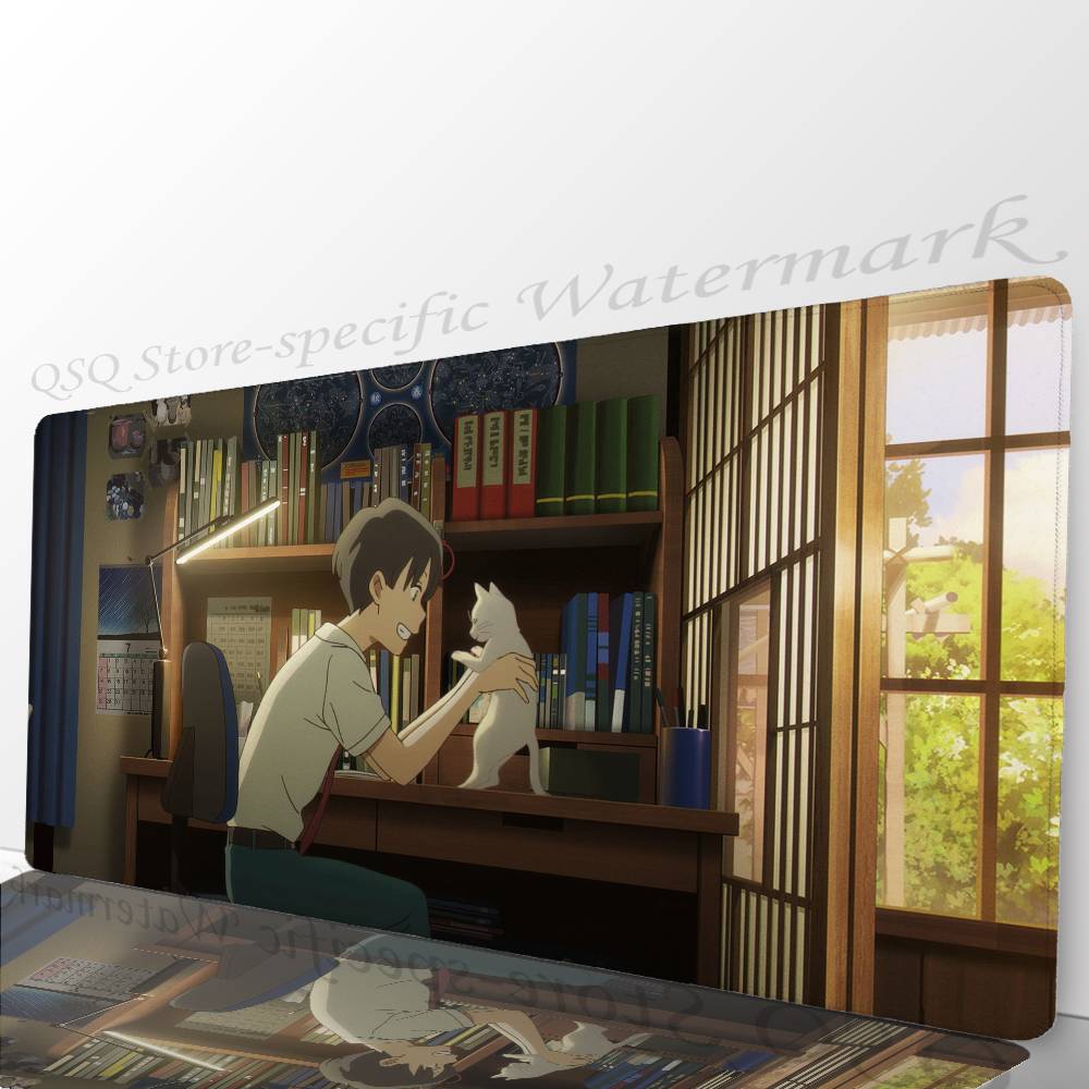 Anime Movie A W-Whisker Away Mousepad Non-slip Suitable For Office Computers Laptops E-sports Game Desk Mats XXL Keyboard