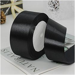 100% Polyester Single Face Satin Ribbon Roll 38 mm 1.5 Inch Custom Printed for Decoration and Wrapping