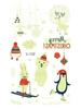 Ricalon Glow-in-the-Dark Waterproof Christmas Temporary Tattoos for Kids