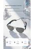 Sleek AI Smart Glasses: Auto Power, Bluetooth Calls, Music, UV Protection - Black Tech