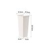 Black White Flower Vase Plastic Nordic Style Decorative Vase Vertical Stripes Design Desktop Decor Ornament Flower Arrangement