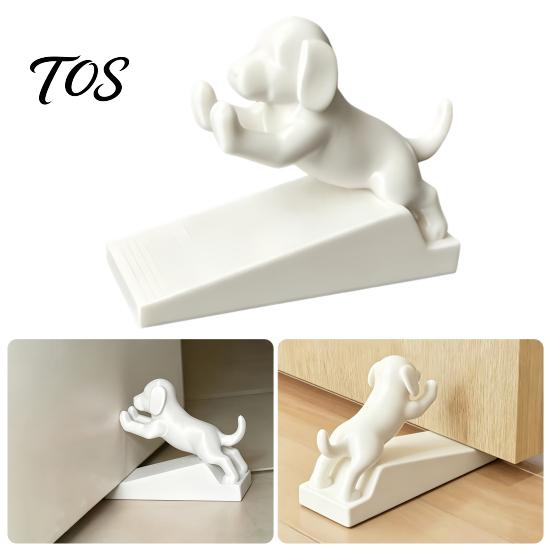 Waterproof Dirt Resistant Door Wedge 3D Printed Cartoon Dog Stopper, Cute Animal Holder, Puppy Doorstop Non-Slip for Floor Wall Protection Home Decor