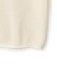 KNITTED Coolever Round Short Sleeve Knit Tee Ivory