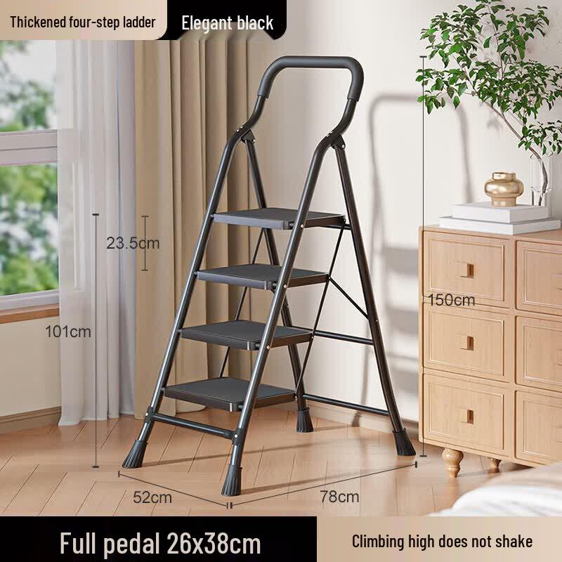 JINGGENG Multi-functional Folding Step Ladder