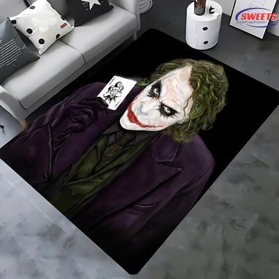 New Arrival! Classic Joker Carpet, Living Room Bedroom Office Area Children's Room of Choice, Non-slip Machine Washable Mat Gift