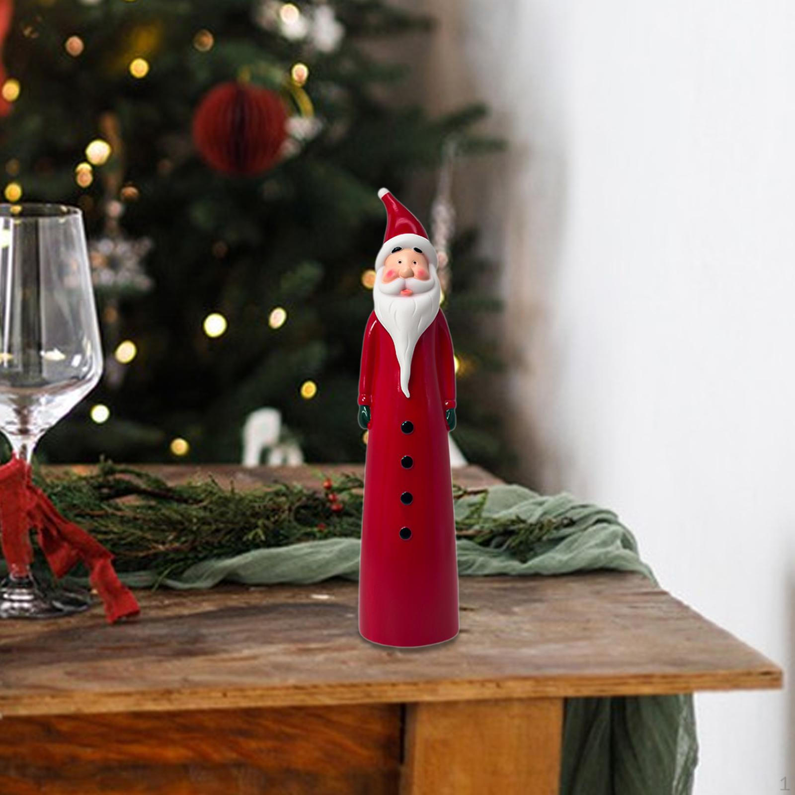 

Рождественская фигурка, коллекционная, традиционное рождественское украшение для дома Santa