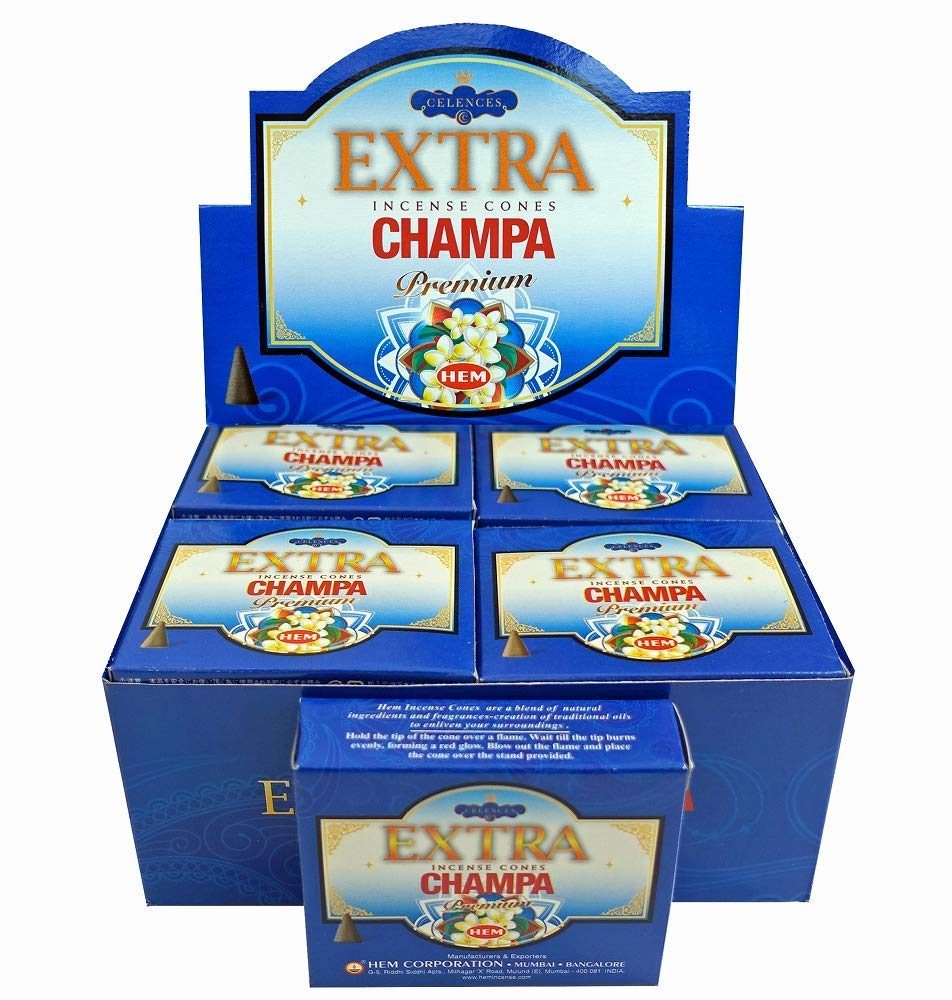 HEM Corn Incense Extra Champa 12-Pack