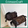 Trendy And Chic Leopard Pattern Cylindrical Pillow Bag For Children Fashion
