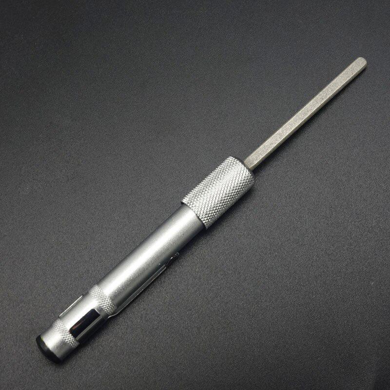 

Камень для заточки ножей в форме ручки с бриллиантом, профессиональный камень для крючков для ножей на открытом воздухе