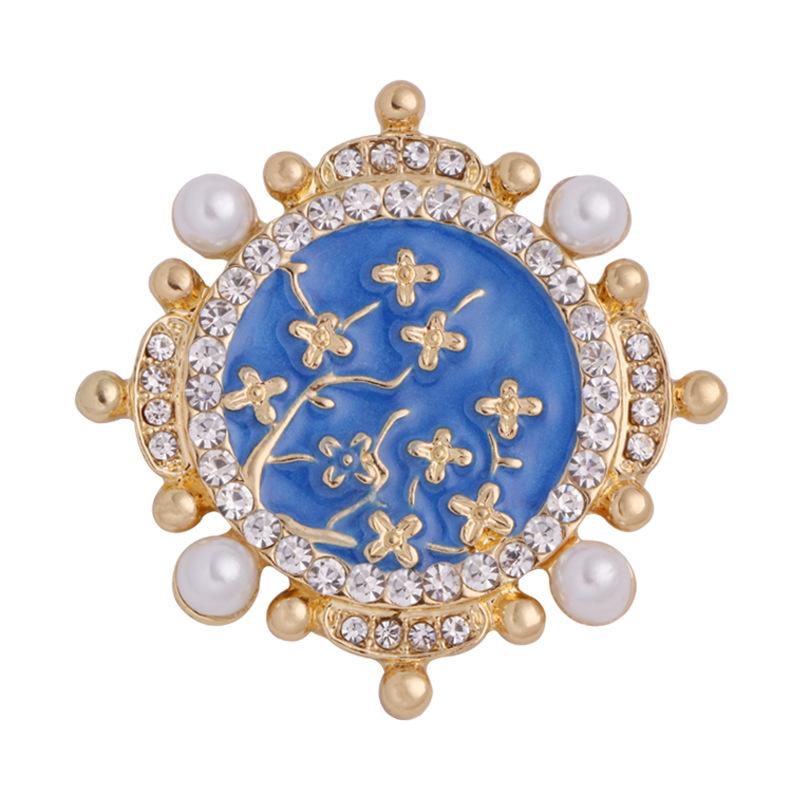 

Винтажный барочный корсаж с жемчужиной в виде капли масла Брошь Женская брошь на булавку для пальто Court Temperament