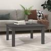 Day and Night - Day and Night Solid Gray Pine Wood Coffee Table 55x55x30 Cm