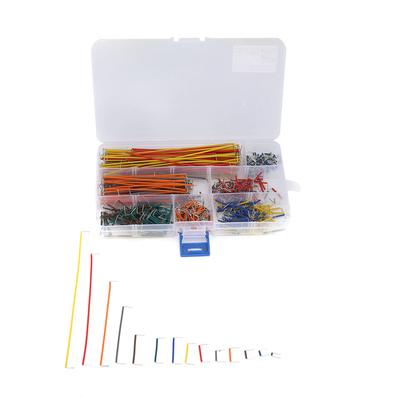 560Pcs Jumper Draht U-Form Farbe Breadboard Linien Platine Pin Expansion Zubehör