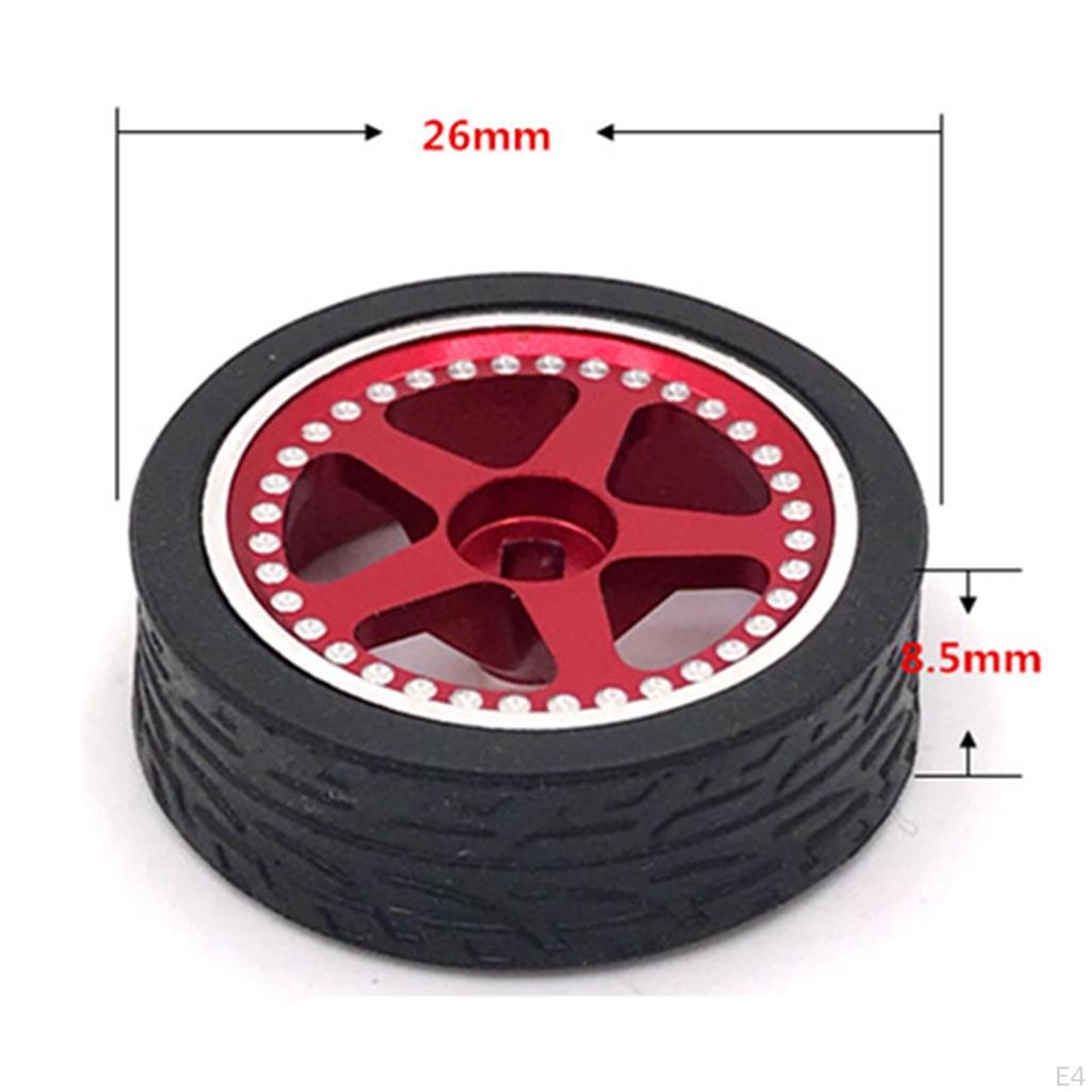 RC Wheel Hub Replacement Universal 4 Pieces for DIY Accessory