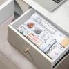 Modern Plastic Desk Drawer Organizer With Dividers For Office And Bathroom Storage
