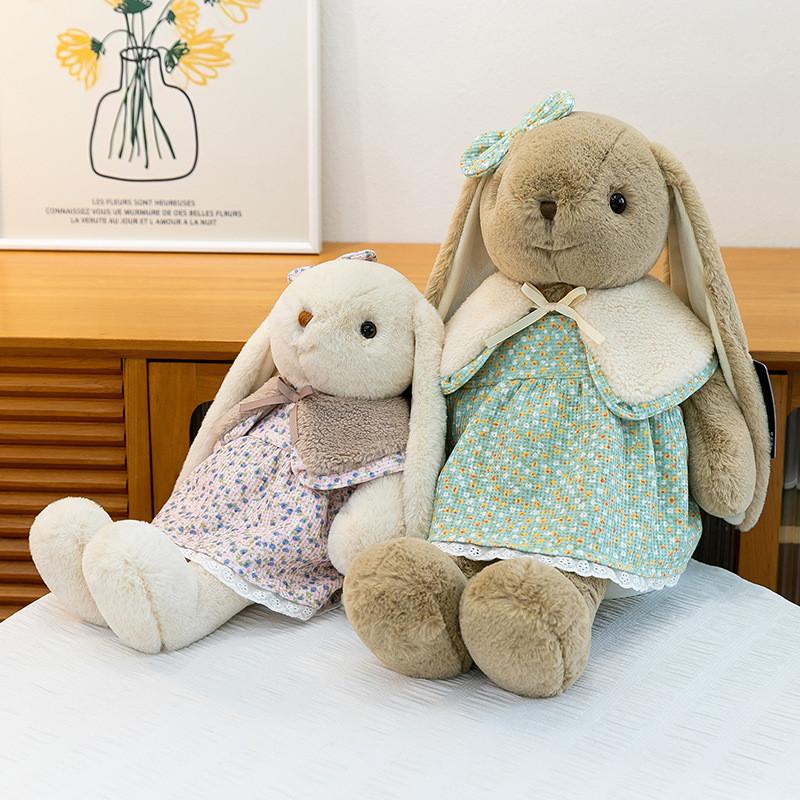 Banni Bunny Plush Toy With Flower Dress For Kids Bedroom Decor Gift For Girls And Boys