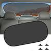 Parasole per auto, protezione UV, pieghevole, per lunotto posteriore, 100x50 cm, universale, con ventose