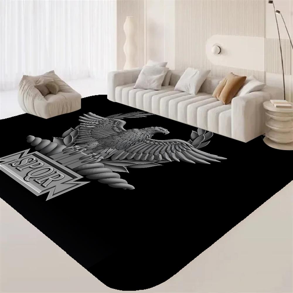 Roman S-SPQR Hallway Carpet Washable Non-Slip Living Room Sofa Chairs Area Mat Kitchen Doormat Area Rug