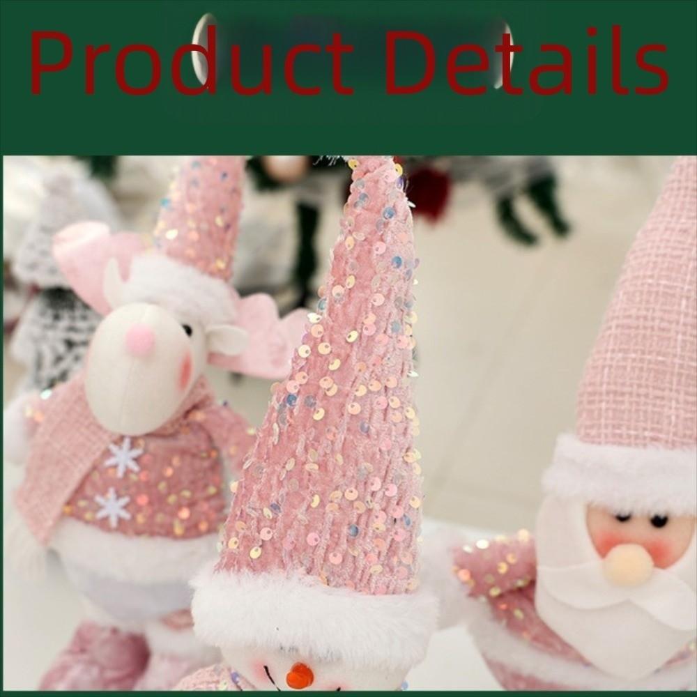 Standing Expandable Snowman Doll Matching Supplies Elk Doll Christmas Decorations  Christmas Decor