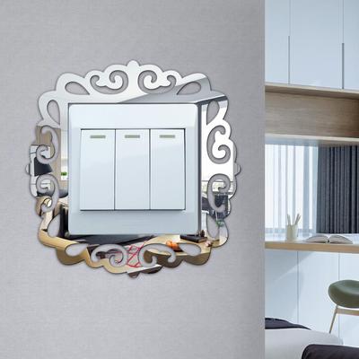 (Nikita) Sticker Home Decor Wall Mirror Style Photo Frames For Shop