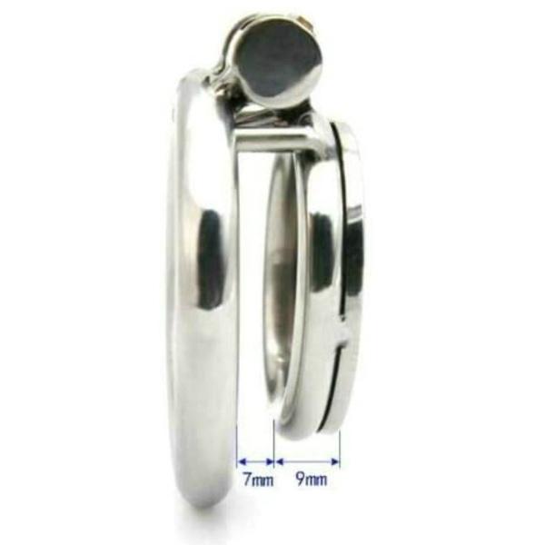 Lacăt de sex masculin super mic din oțel inoxidabil