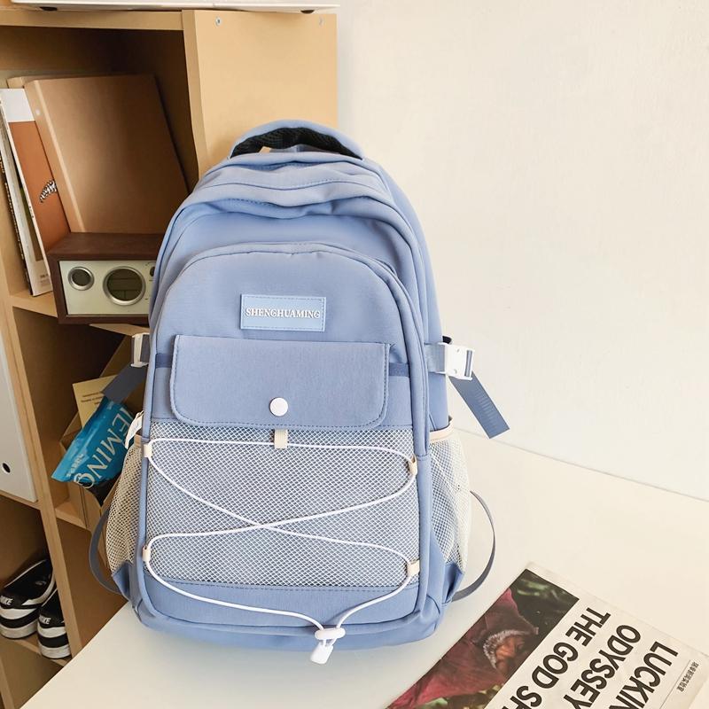 Студенческий школьный рюкзак с перекрестной веревкой — фото 16