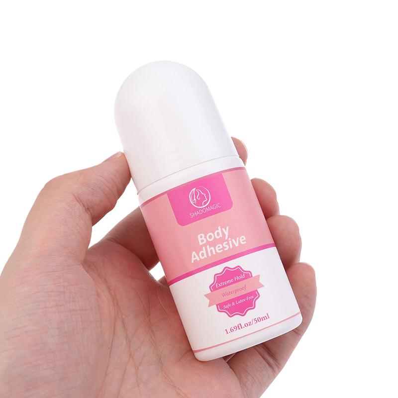 50Ml Anti-Slip Glue Roll On Skin Adhesive For Clothing Dress Body Skin Anti-Exposure Bra Non-Slip Fixed