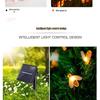 LED Solar Little Bee Waterproof Outdoor Fairy String Lights for Holiday Courtyard Decoration