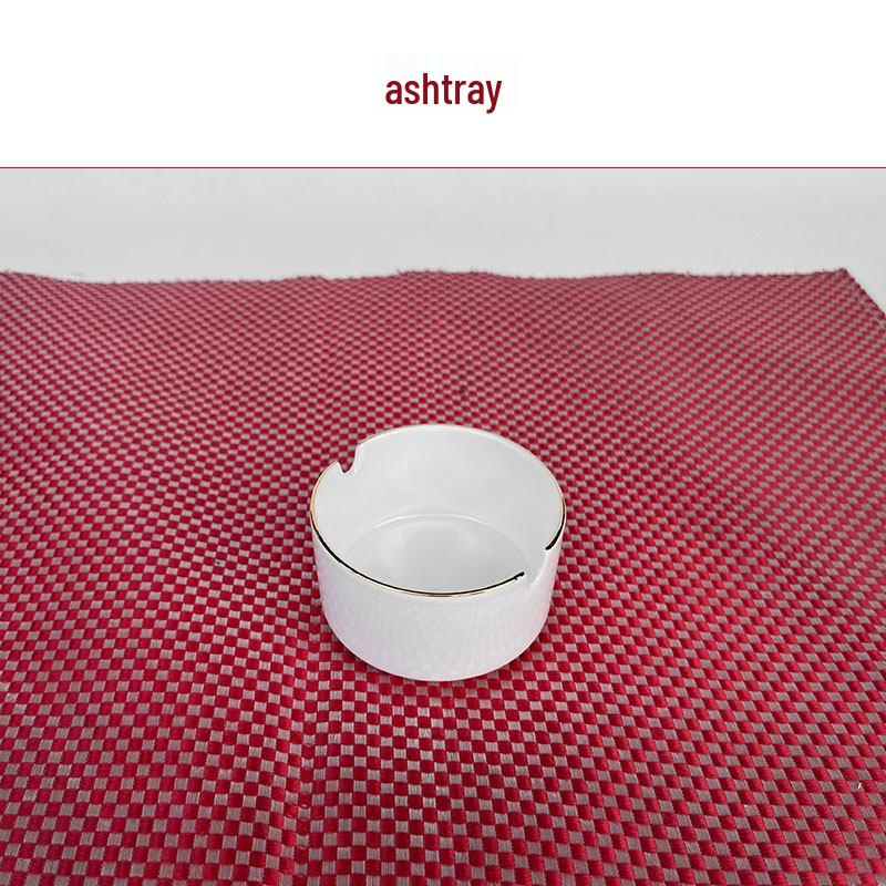Luxurious Gold Rimmed Bone China Table Setting for Upscale Hotels and Private Clubs