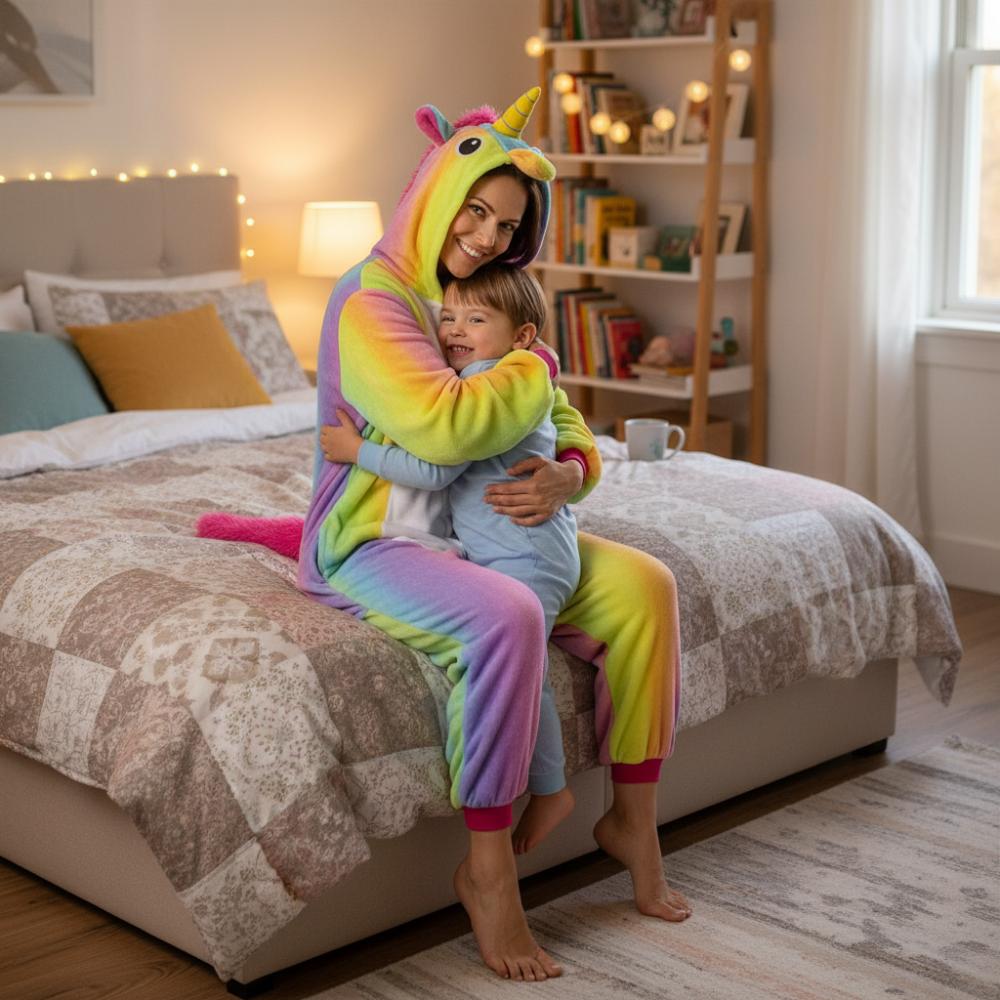 Kostium Onesie rainbow pegasus - M