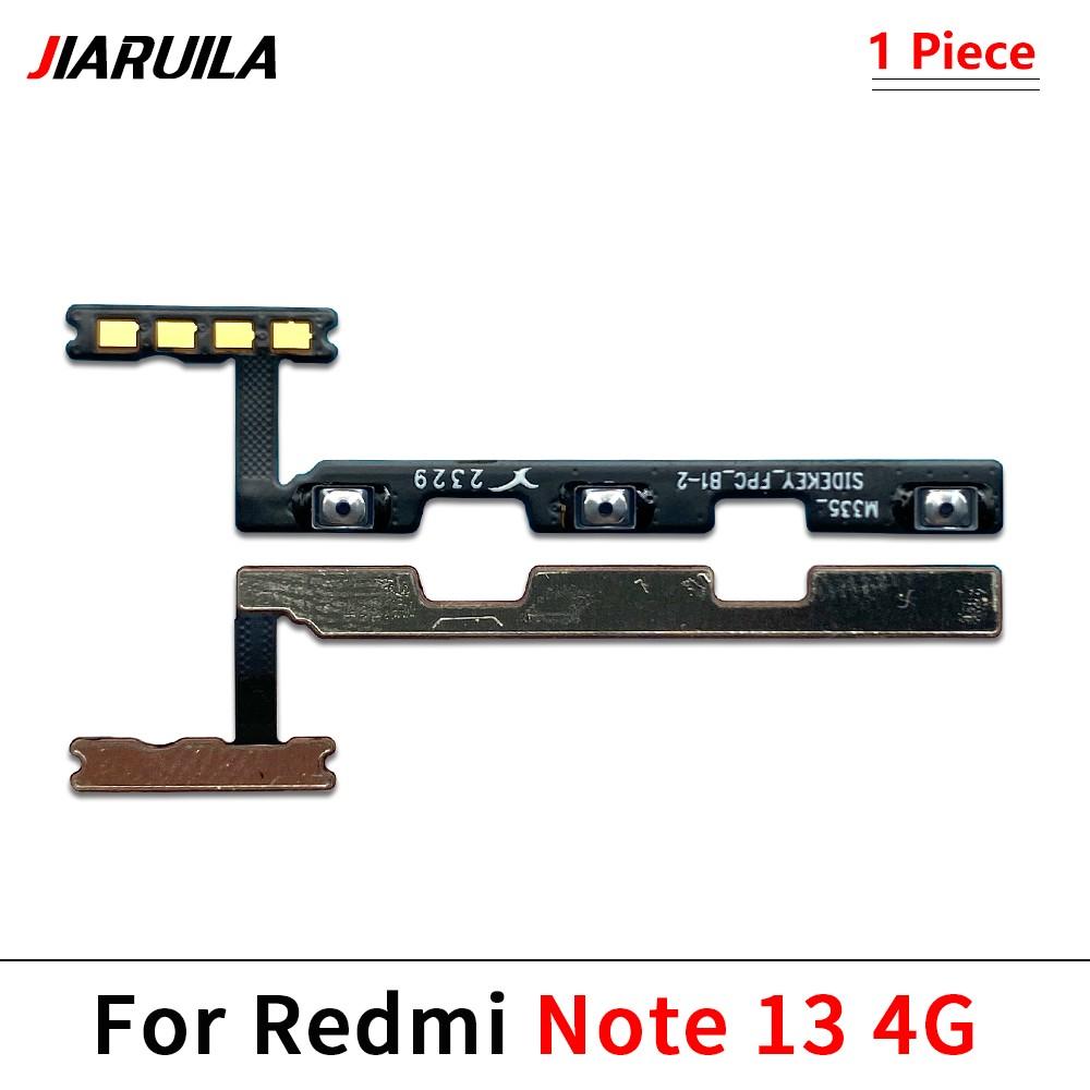Power On Off Button Volume Key Switch Flex Cable For Xiaomi Redmi Note 10 10s 11 11s 11E 11T 12 12s 12 13 Pro Plus 4G 5G