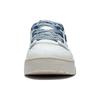 Li Ning 001 BTC Prm Synthetic Leather Abrasion Resistant Breathable Low top Skateboard Shoes Men's White Blue AGCT003-1