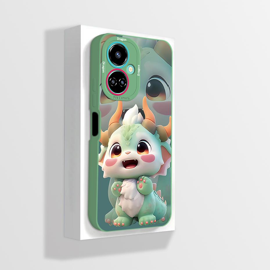 For Tecno Camon 19 Case Camon 19 Pro Neo Phone Case Astronaut Flower Camera Protection Anti Drop Liquid Silicone Soft Back Cover