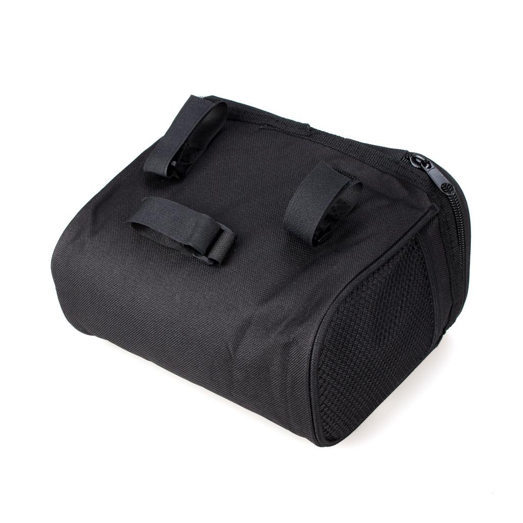 Bike Handlebar Bag Insulated Cooler Front Basket, Waterproof Cycling Pouch with Reflective Strip & Pocket, MTB Bicycle Accessories
