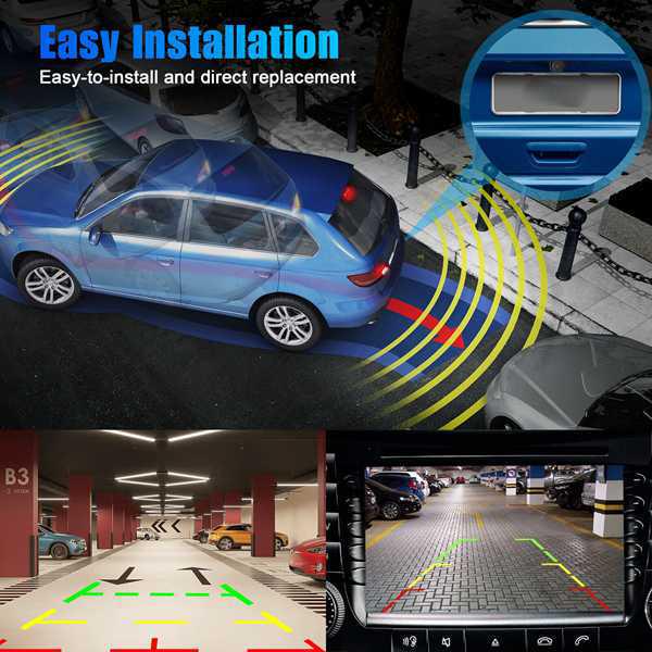 Black ABS Car Camera for Ford BT4Z-19G490
