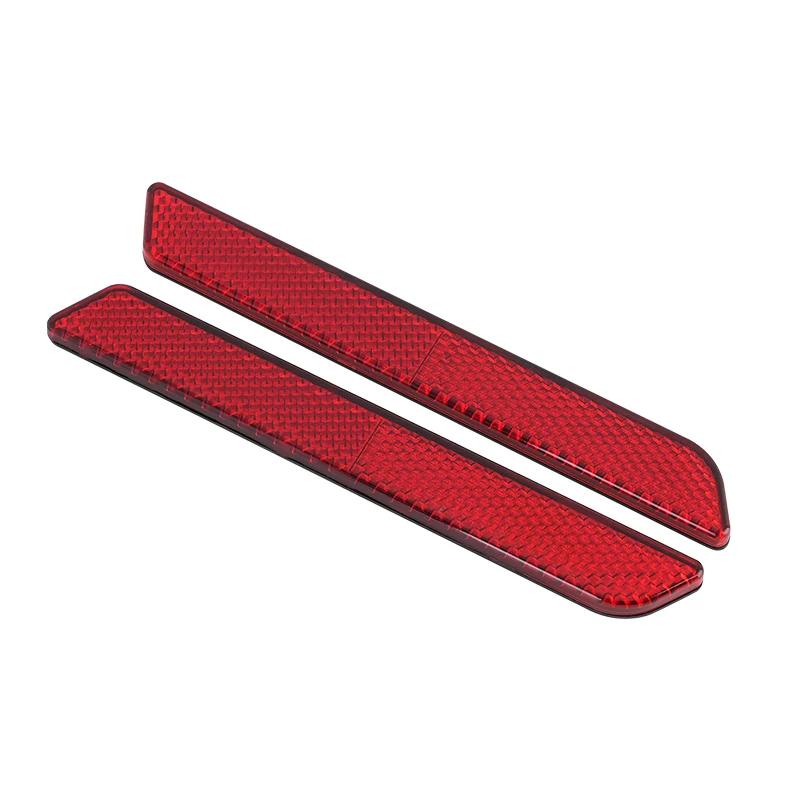 

2Pcs Motorcycle Saddlebag Guard Reflector Cover Accessories For Harley Touring Road King Road Glide Street Glide FLHT 1993-2013 красный