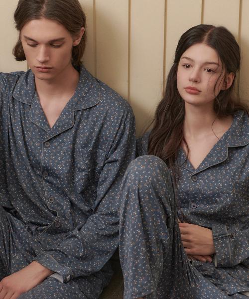 

[OFF HOUR] Peach Fluff Long Sleeve Pajama Set [Shipped from Korea] 100% Authentic M M