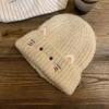 New cute kitten wool hat autumn and winter warm knitted hat women's winter thickened fashion versatile ear hat