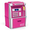 Cajero Electrónico ATM Máquina de Depósito Juguete para Niños Protección con Contraseña Tarjeta de Crédito Banco de Monedas Automático para Niños Caja de Ahorro