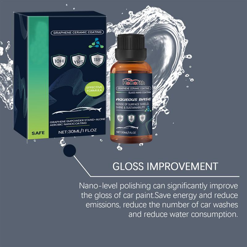 Nano Ceramic Coating For Cars Quick Effect Coating Agent 30ml Car Paint Scratch Repair Safe Renewal Agent For Trucks RVs