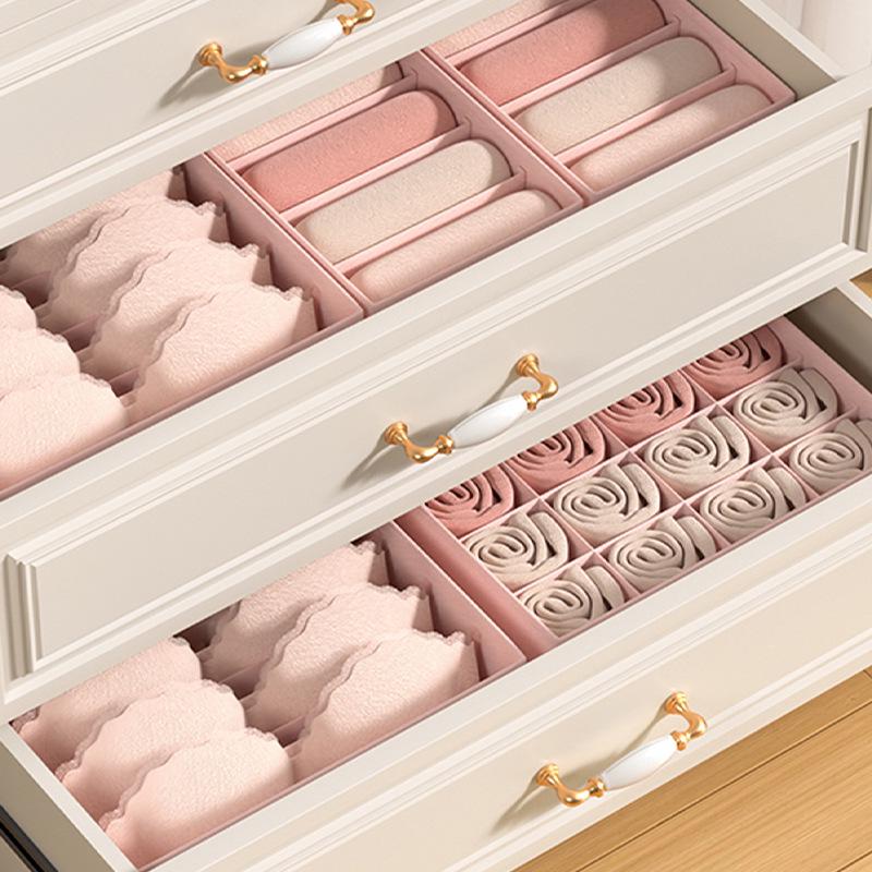 Three-in-One Underwear & Sock Organizer with Bra Drawer Compartments