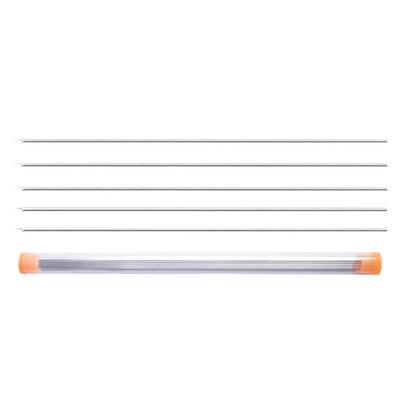 5pcs Fishing Penetrating Baiting Needle Driller Fishing Rigging Needle Stainless Hollow Earthworm Hooking Needle