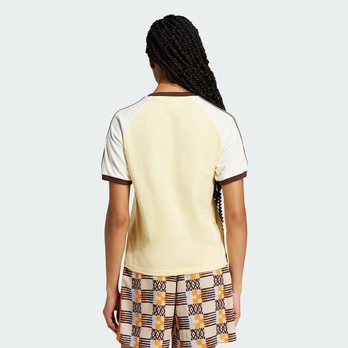 adidas Originals 80s Raglan Sleeve T Shirt Women's Yellow JD5762