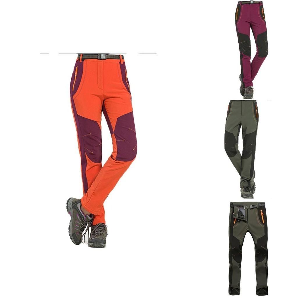 Warme Outdoor-Wander-Skihose für Herren und Damen mit kuscheligem Fleece und wasserdichtem Stoff