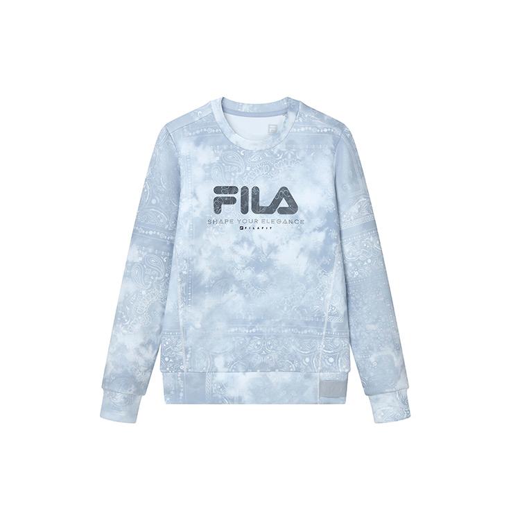 New FILA Athletics Sweatshirts Women's Dusty Blue A11W211202FBU