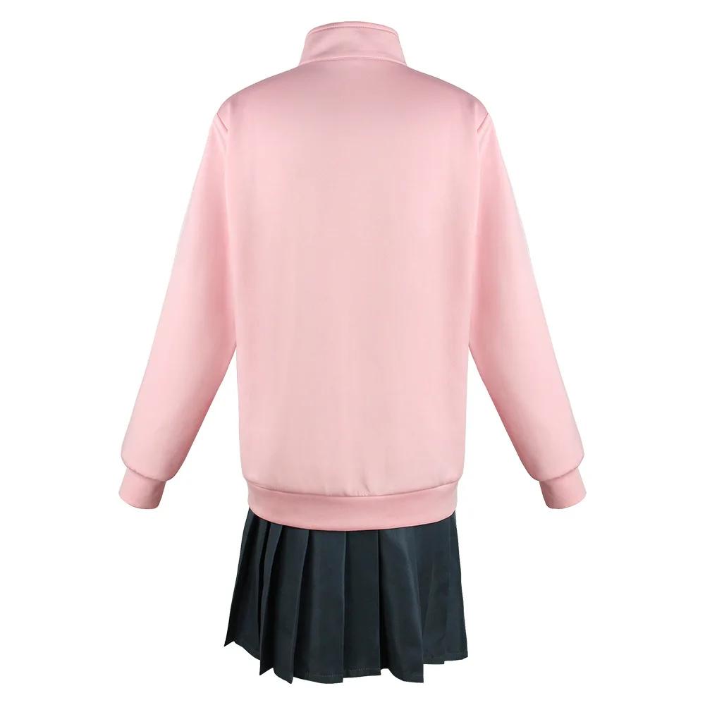 Just Saiyani Cosplay Bocchi The Rock Gotou Hitori Cosplay Costume JK Uniform Pink Jacket Skirt Wig Suit Halloween Anime Cosplay