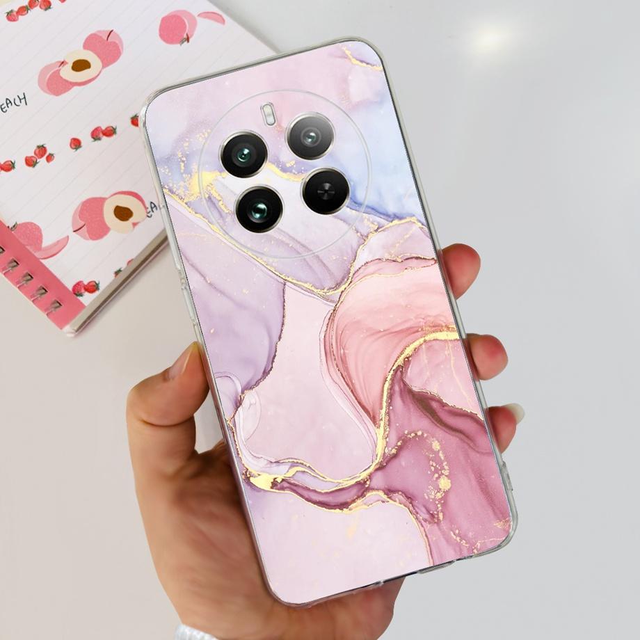 For Realme 12 Pro Plus Case Soft Clear TPU Silicone Phone Case For Realme 12 Pro Pro+ Cute Cartoon Shockproof Back Cover Fundas